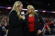 Dani Busboom Kelly at the 2022 Division I Women's Volleyball Championship - Source: Getty